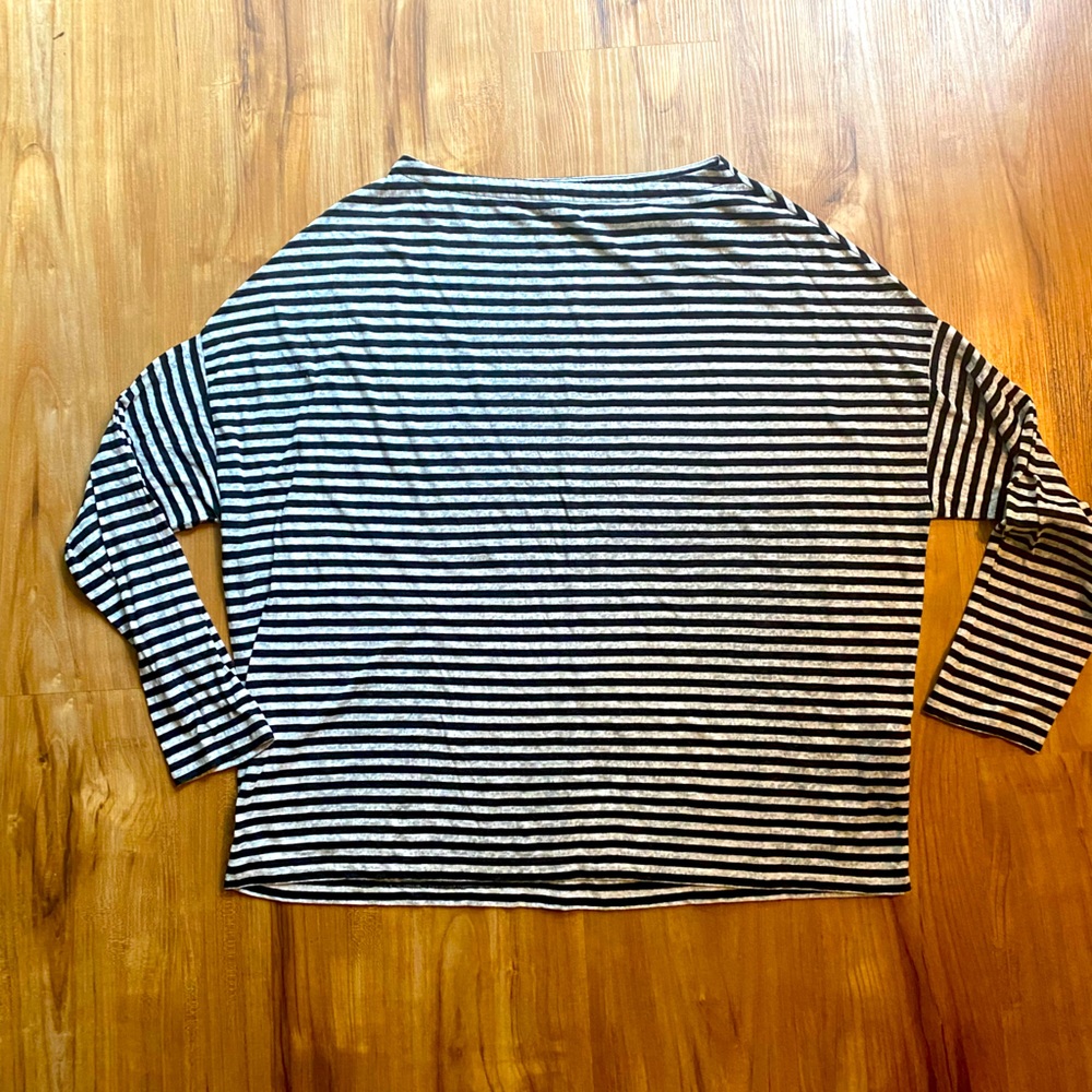 AllSaints striped tee. Thin and lightweight. Sz small.